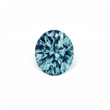 1.66CT PRECISION CUT OVAL BRILLIANT MONTANA SAPPHIRE, TEAL, 7.3x6.3MM