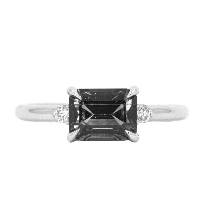 Dainty Diamond Side Stones Low Profile - Setting