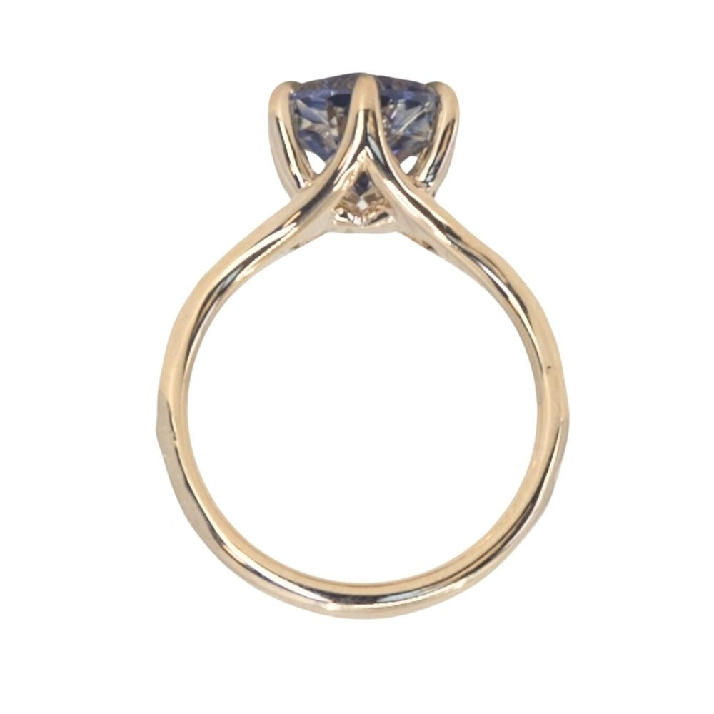 4 0ct Bicolor Parti Oval Sapphire Low Profile Six Prong Split Shank Ev 4-0ct-bicolor-parti-oval-sapphire-low-profile-six-prong-split-shank-ev