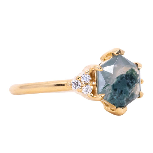 Gemstone All rings are set in post-consumer recycled gold. – Anueva Jewelry