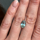 2.54CT MOVAL MONTANA SAPPHIRE, AQUA BLUE TEAL, 10.6X6.69X4.69MM, UNTREATED