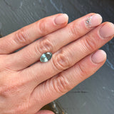 2.54CT MOVAL MONTANA SAPPHIRE, AQUA BLUE TEAL, 10.6X6.69X4.69MM, UNTREATED