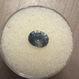 1.63CT PRECISION CUT OVAL MONTANA SAPPHIRE, COLOR SHIFTING TEAL TO MIDNIGHT BLUE, 7.5X6.04X4.6MM
