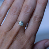 1.44CT ROUND PRECISION CUT MONTANA SAPPHIRE, WHITE BRILLIANT, 6.56X4.50MM