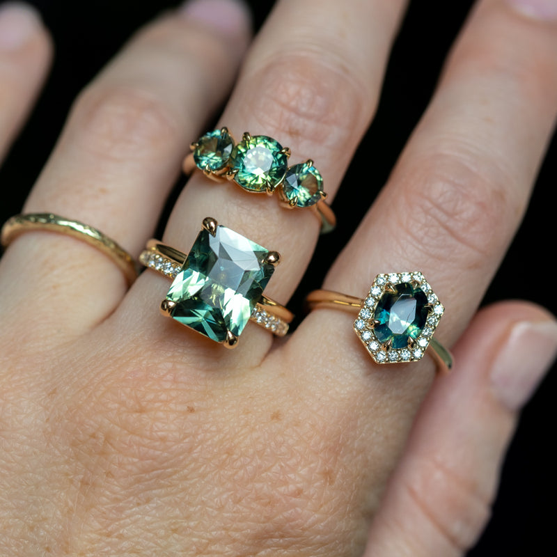 Saphir naturel Vert de Tanzanie - Poire 0.99 Carat - 7.5 x 6 Saphir naturel Vert de Tanzanie - Poire 0.99 Carat - 7.5 x 6