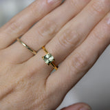 1.49CT RADIANT CUT MADAGASCAR SAPPHIRE, PARTI TEAL GREEN YELLOW, 6.00X5.75X4.38MM