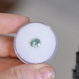 1.20CT PRECISION CUT OVAL MONTANA SAPPHIRE, LIGHT AQUA TEAL, 7.02X5.74X3.98MM