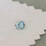 1.20CT PRECISION CUT OVAL MONTANA SAPPHIRE, LIGHT AQUA TEAL, 7.02X5.74X3.98MM