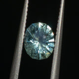 1.20CT PRECISION CUT OVAL MONTANA SAPPHIRE, LIGHT AQUA TEAL, 7.02X5.74X3.98MM