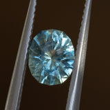 1.20CT PRECISION CUT OVAL MONTANA SAPPHIRE, LIGHT AQUA TEAL, 7.02X5.74X3.98MM