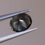 2.29CT OVAL SONGEAN SAPPHIRE, COLOR SHIFTING TEAL GREEN TO PURPLE, UNTREATED, 8.5X7X4.68MM