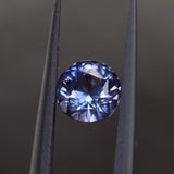 1.67CT ROUND MADAGASCAR SAPPHIRE, LIGHT LAVENDER PURPLE, 6.81X4.61MM