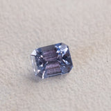 2.25CT EMERALD CUT MADAGASCAR SAPPHIRE, LIGHT PURPLE, 8X6.22X4.75MM