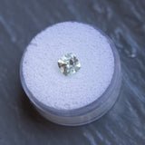 1.24CT SQUARE CUSHION MONTANA SAPPHIRE, LIGHT MINTY GREEN, 6X6X4.14MM