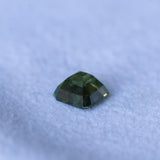 1.36CT SQUARE ASSCHER CUT AUSTRALIAN SAPPHIRE, APPLE GREEN, 5.67X5.74X4MM