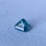 1.73CT RADIANT CUT MADAGASCAR SAPPHIRE, OPALESCENT TEAL GREEN AND BLUE, 6.5X5.5X5.2MM