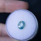 1.60CT OVAL MADAGASCAR SAPPHIRE, OPALESCENT MULTICOLOR GOLDEN SEAFOAM TEAL, 7.8X6.3X4MM