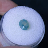 1.60CT OVAL MADAGASCAR SAPPHIRE, OPALESCENT MULTICOLOR GOLDEN SEAFOAM TEAL, 7.8X6.3X4MM