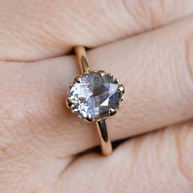 Scallop Setting Scallop Cup Solitaire - Setting – Anueva Jewelry