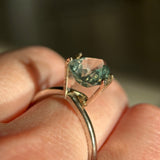 3.34CT PEAR MONTANA SAPPHIRE, AQUA TEAL, UNTREATED, 10.50X8.37X5.27MM