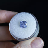 2.45CT SQUARE RADIANT CUT MADAGASCAR SAPPHIRE, LAVENDER TO LILAC PURPLE, 7.35X7.46X4.88MM EARLY ACCESS