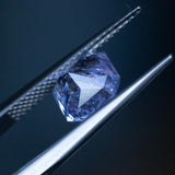 2.45CT SQUARE RADIANT CUT MADAGASCAR SAPPHIRE, LAVENDER TO LILAC PURPLE, 7.35X7.46X4.88MM EARLY ACCESS