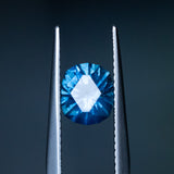 1.61CT PRECISION CUT ELONGATED FANCY CUSHION MONTANA SAPPHIRE, VIBRANT ROYAL BLUE, 7X6X4.2MM