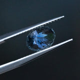 2.05CT TANZANIAN OVAL SAPPHIRE, PERIWINKLE BLUE AND PURPLE COLOR SHIFTING, 8.89X6.62X4.59MM, UNTREATED