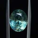 7.19CT OVAL MADAGASCAR SAPPHIRE, LIGHT-MEDIUM TEAL BLUE GREEN, 12X9.67X7.54MM EARLY ACCESS