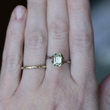 2.60CT EMERALD CUT MADAGASCAR SAPPHIRE, COLOR SHIFTING CHAMPAGNE TO MINT GREEN GREY, 8.22X6.57X4.83MM EARLY ACCESS