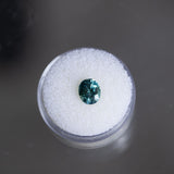 1.98CT OVAL PRECISION CUT MONTANA SAPPHIRE, OCEAN BLUE TEAL, 7.8X6.5MM, EARLY ACCESS