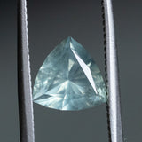 2.10CT TRILLION MALAWI SAPPHIRE, SEAFOAM GREEN-GREY, 8.4X6.6MM, UNTREATED, EARLY ACCESS