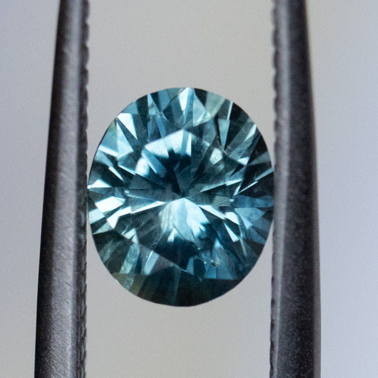 1.45CT OVAL MONTANA SAPPHIRE, TEAL BLUE, 7X6MM, EARLY ACCESS