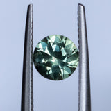 1.06CT ROUND MONTANA SAPPHIRE, GREEN WITH TEAL, 5.86X4.23MM, EARLY ACCESS