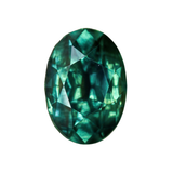 1.46ct Oval Montana Sapphire, blue teal, 7.7x5.5x3.9mm