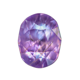 1.48ct Oval Sri Lanka Sapphire, Purple and Pink, 7.4x5.8x4.2mm