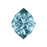 1.38ct Montana Sapphire, light to medium blue, 7.7x6.1x4.4mm, UNTREATED