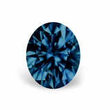 1.93CT PRECISION CUT OVAL BRILLIANT MONTANA SAPPHIRE, DEEP BLUE, 7.8X6.5MM