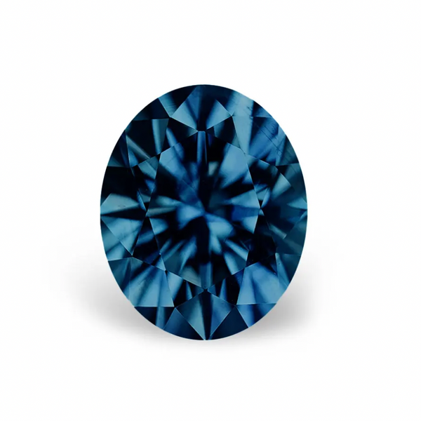 1.93CT PRECISION CUT OVAL BRILLIANT MONTANA SAPPHIRE, DEEP BLUE, 7.8X6.5MM