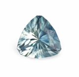 1.14CT PRECISION CUT TRILLION BRILLIANT MONTANA SAPPHIRE, COLOR SHIFTING LIGHT BLUE TEAL, 6.6MM