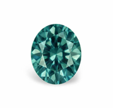 1.66CT OVAL PRECISION CUT MONTANA SAPPHIRE, TEAL BLUE COLOR SHIFTING, 7.5X6.2MM