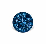 2.58CT ROUND BRILLIANT PRECISION CUT MONTANA SAPPHIRE, OCEAN BLUE AND TEAL, 8.2MM