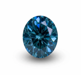 1.86CT PRECISION CUT OVAL BRILLIANT MONTANA SAPPHIRE, ROYAL BLUE TEAL, 7.8X6.2MM