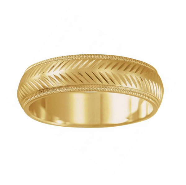 Herringbone 6mm Band