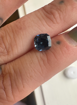 1.80CT FANCY CUSHION UMBA SAPPHIRE, VIBRANT VIOLET BLUE, UNTREATED, 7.23X7.93MM