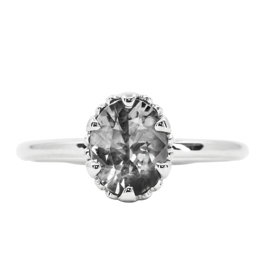 Scallop Setting Scallop Cup Solitaire - Setting – Anueva Jewelry