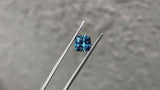 1.68CT PRECISION CUT CUSHION BRILLIANT MONTANA SAPPHIRE, DEEP OCEAN BLUE, 6.5MM