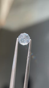 1.62ct Umba Sapphire, Grey to Light Blue, Untreated
