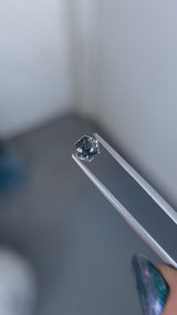 1.26ct Montana Sapphire, icy blue, 5.4 x 5.4 x 4.7mm, Untreated
