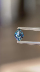 1.19ct Montana Sapphire, deep tealish blue, 7.6x5.5x4.4mm